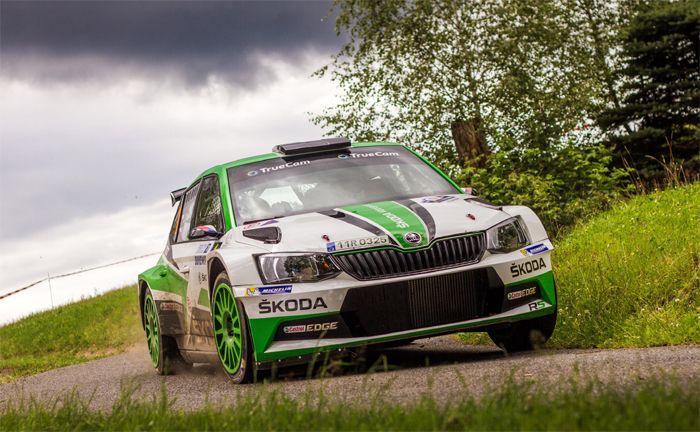 KODA bei der Rallye Bohemia: Dritter Sieg in Folge fr Jan Kopeck / Pavel Dresler mit ihrem FABIA R5