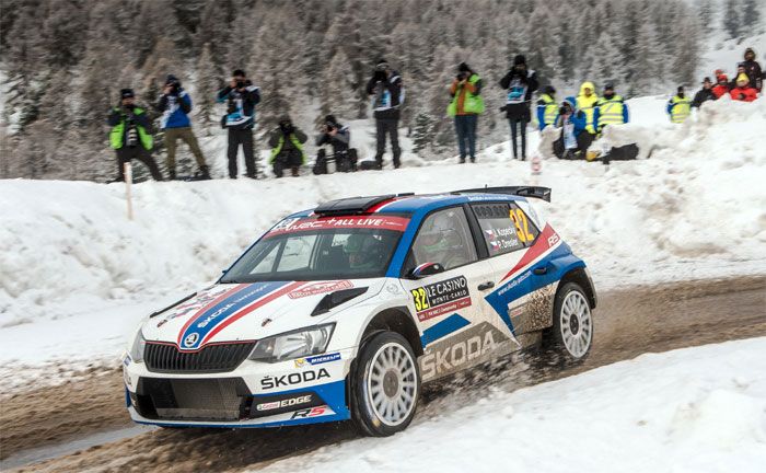 Rallye Monte Carlo: Jan Kopeck / Pavel Dresler im KODA FABIA R5