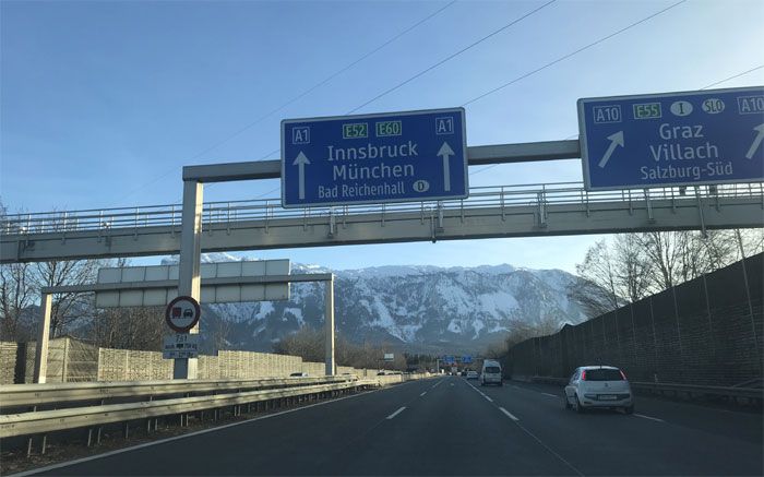 Autobahn A1, Mnchen-Innsbruck