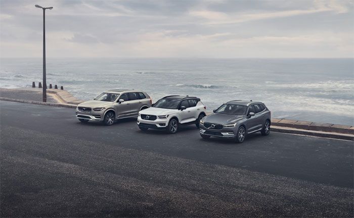 Volvo SUV Modellpalette: Volvo XC90, Volvo XC40 und Volvo XC60