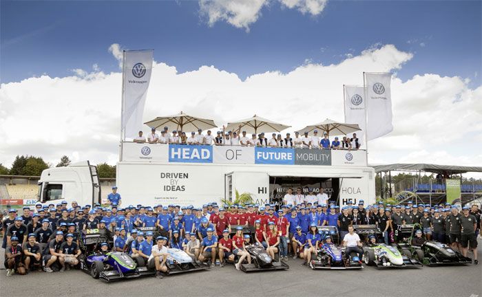 Volkswagen unterstützt Formula Student Germany weiterhin