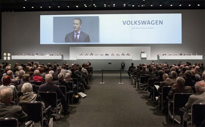 Volkswagen Hauptversammlung: Dr. Herbert Diess, Vorstandsvorsitzender der Volkswagen AG und Vorsitzender des Markenvorstands Volkswagen Pkw