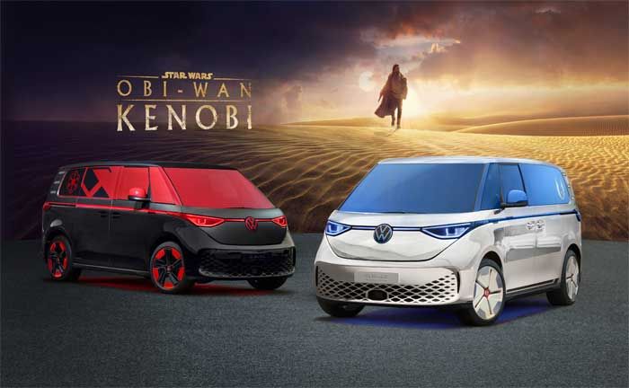 Von der neuen "Obi-Wan Kenobi"-Serie inspirierte Volkswagen ID. Buzz bei der "Star Wars Celebration"