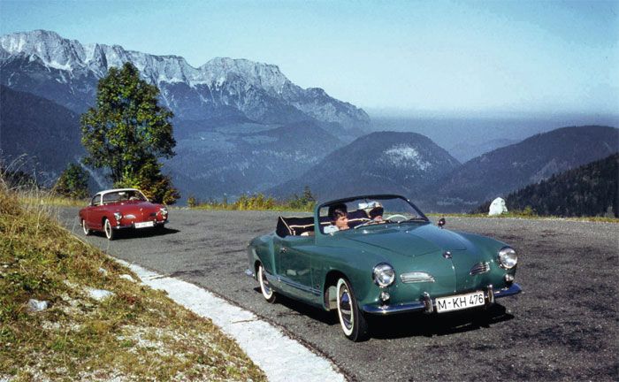 Volkswagen Karmann Ghia Typ 14 Coup (1955 bis 1974) und Cabriolet (1957 bis 1974)