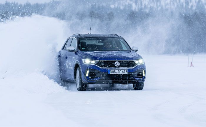 R Experience Ice: der Volkswagen T-Roc R in Schweden