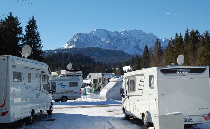 Campen im Winter