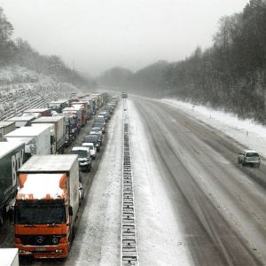 Winterliche Straßenverhältnisse sorgen oft für Verkehrschaos