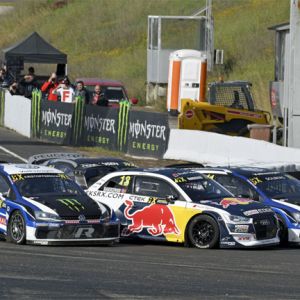 Circuit de Catalunya-Barcelona: Audi S1 EKS RX quattro, Andreas Bakkerud (EKS Audi Sport)