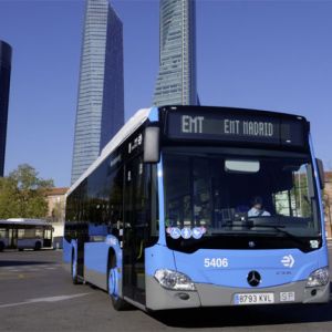 672 mit Erdgas betriebene Mercedes-Benz Citaro NGT beim Verkehrsbetrieb EMT Madrid im Einsatz