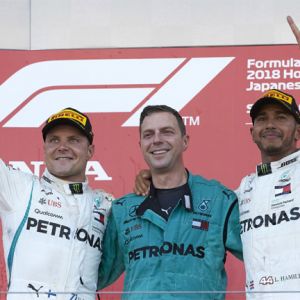 Formel 1, Großer Preis von Japan: Lewis Hamilton, Valtteri Bottas (Mercedes-AMG Petronas Motorsport)