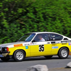 Kadett C GT/E von 1978 startet bei der Rallye Hessen-Thüringen