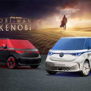Von der neuen "Obi-Wan Kenobi"-Serie inspirierte Volkswagen ID. Buzz bei der "Star Wars Celebration"