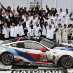 IMSA, 24-Stunden Daytona: Sieger GTLM class Team, Colton Herta (USA), Connor De Phillippi (USA), Augusto Farfus (BRA), Philipp Eng (AUT) und BMW Team RLL