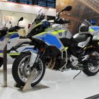 BMW R 1250 RT, F 750 GS und F 850 GS in Polizeiversion