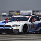 BMW M8 GTE auf dem Sebring International Raceway