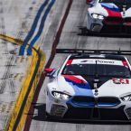 IWSC 2018, Long Beach: John Edwards, Jesse Krohn im  BMW M8 GTE (BMW Team RLL)