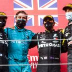 Formel 1, Groer Preis der Emilia Romagna: Lewis Hamilton und Valtteri Bottas (Mercedes-AMG Petronas Motorsport)