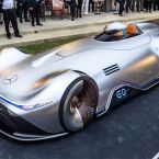 Weltpremiere des Mercedes-Benz Showcars Vision EQ Silver Arrow in Pebble Beach