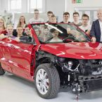 ŠKODA Azubis bauen Cabrio-Version des SUV-Modells