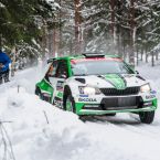 Rallye Schweden: ŠKODA kämpft um den Sieg