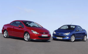 Peugeot 307 CC und 206 CC