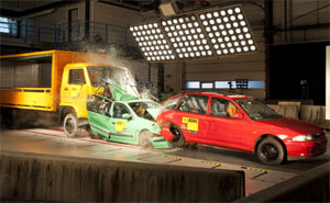 Lkw-Crashtest