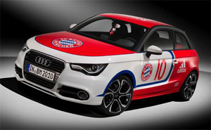 Audi A1 1.4 TSFI in FC Bayern Optik