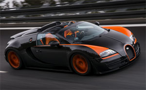 Bugatti 16.4 Veyron Grand Sport Vitesse World Record Car