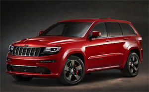 Jeep Grand Cherokee SRT Red Vapor