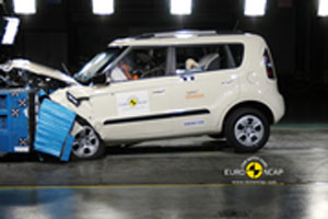 Kia Soul beim Crashtest