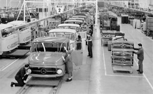 LKW-Montage in Wrth 1969