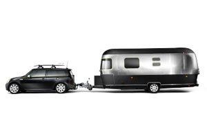 MINI Cooper S Clubman meets Airstream Trailer