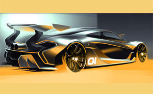 McLaren GTR P1 TM Design-Konzept