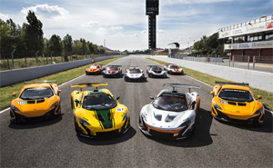 McLaren P1 GTR Programm Barcelona