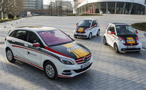 Mercedes-Benz B-Klasse Electric Drive und smart fortwo electric drive