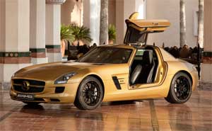 Mercedes-Benz SLS AMG Desert Gold