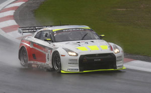 Nissan GT-R beim FIA GT1 Weltmeisterschaftslauf auf dem Nrburgring