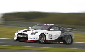 Nissan GT-R in Silverstone