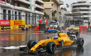 Renault Formel 1 beim GP Monaco