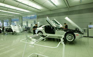 Mercedes SLR McLaren Produktion