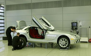 Mercedes SLR McLaren Produktion