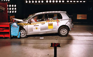 VW Golf VI im Crashtest