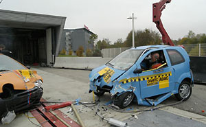 ADAC Crashtest Leichtmobile