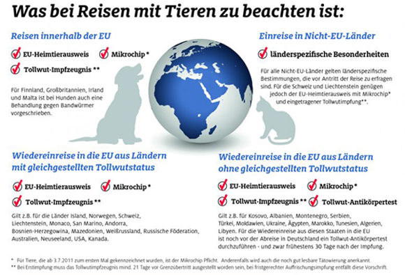 Tiere im Ausland