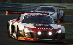 Audi R8 LMS ultra #1 (Belgian Audi Club Team WRT), Ren Rast/Laurens Vanthoor/Markus Winkelhock (D/B/D)