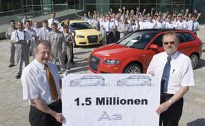 Audi A3 Produktionsjubilum