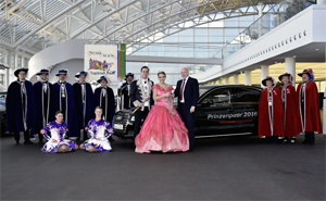 Audi A8 mit Prinzenpaar der Narrwalla