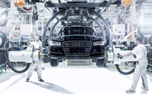 Audi A8 Produktion