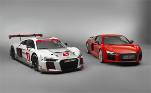 Audi R8 LMS und Audi R8 V10 plus