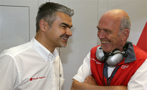 Dieter Gass (Leiter DTM Audi Sport), Dr. Wolfgang Ullrich (Leiter Audi Sport)